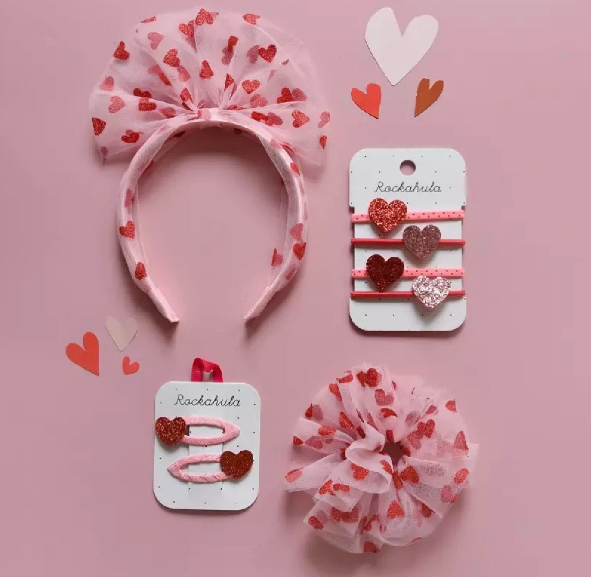 Chouchou en tulle Sweet Hearts