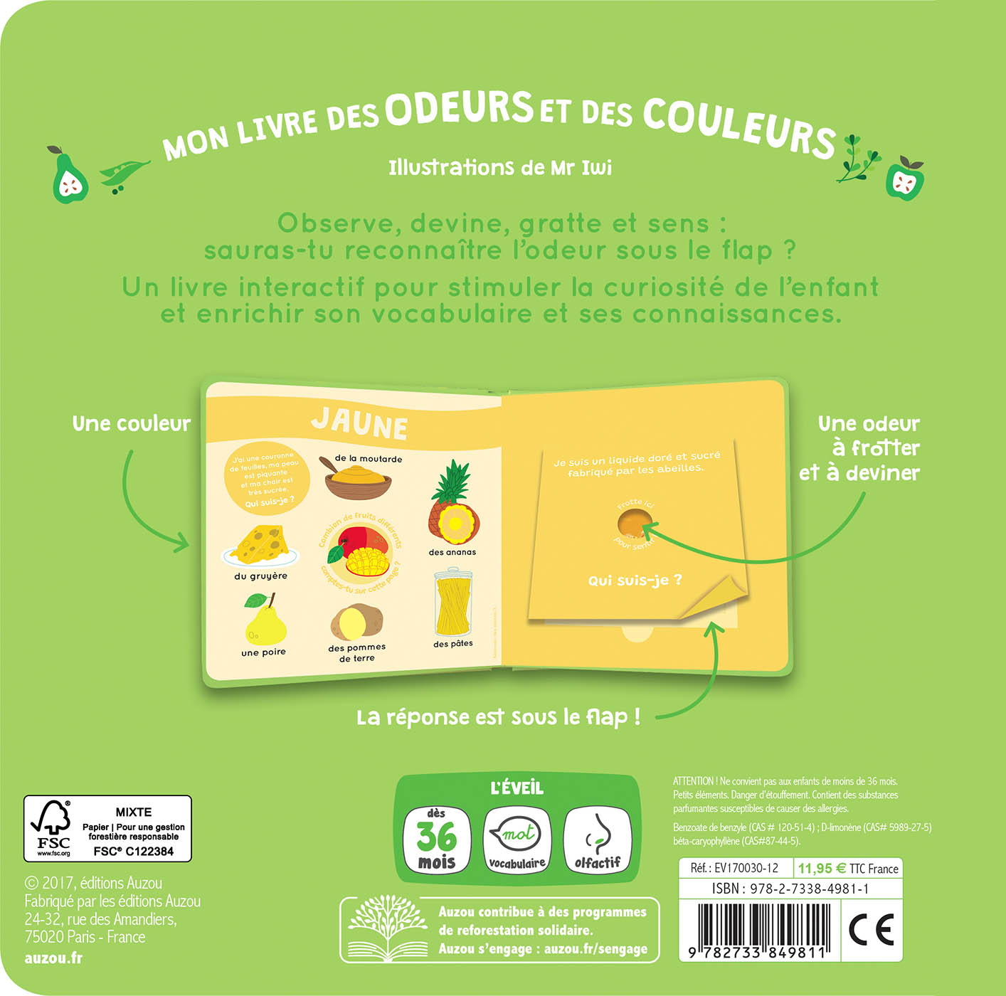 Mon livre des odeurs et des couleurs - La marché
