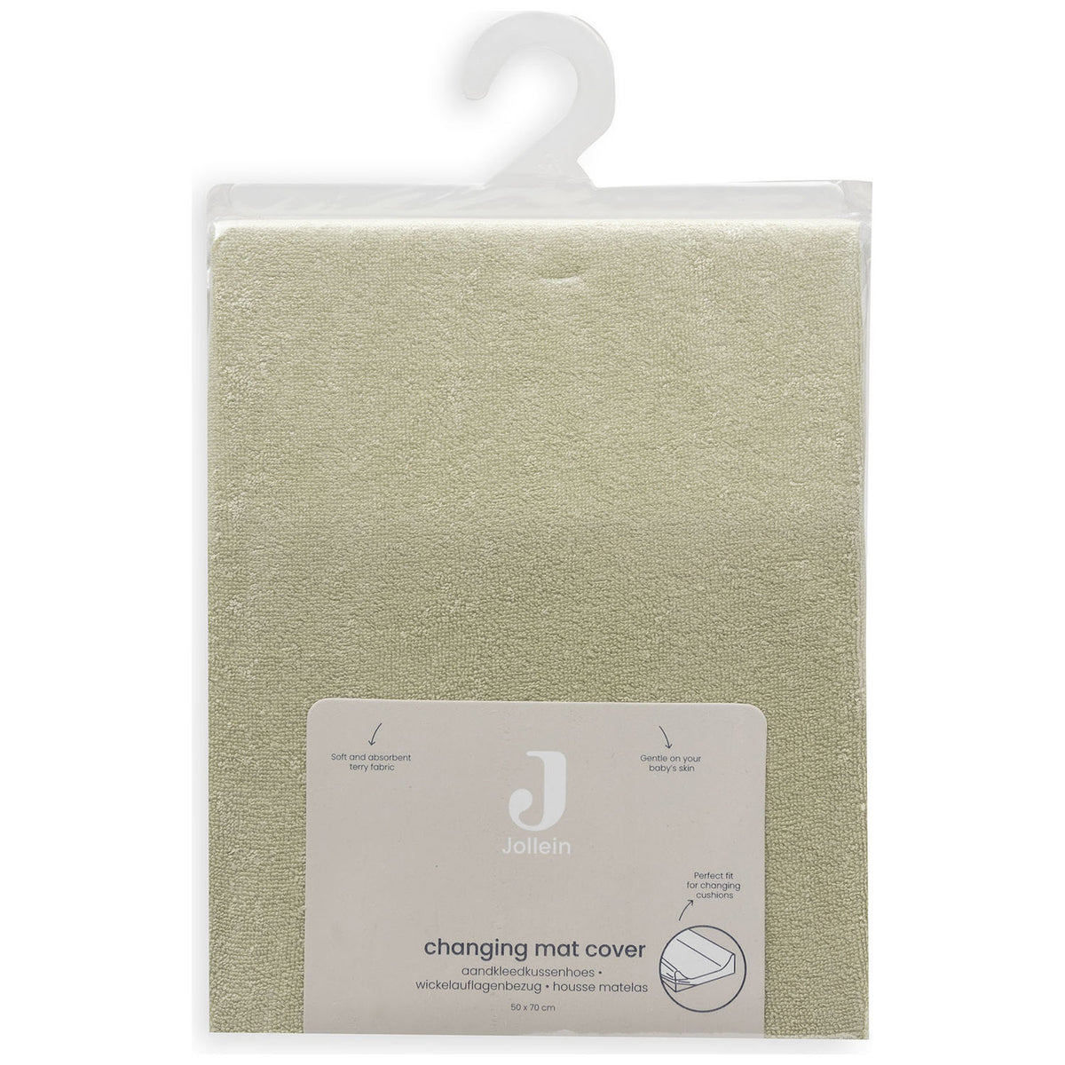 Housse matelas à langer Éponge Soft Matcha