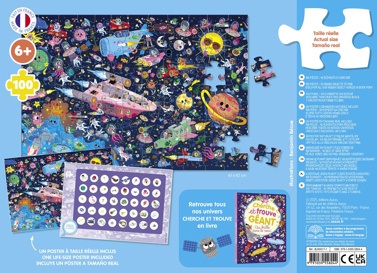 Puzzle Cherche et trouve - Dans l’espace