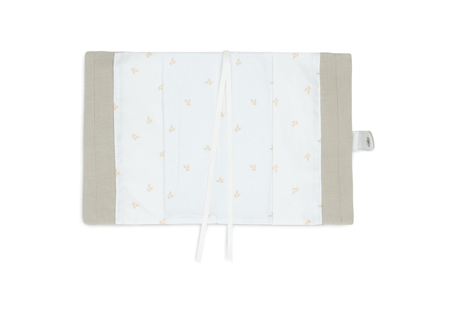 Protège de Carnet de Santé - Gaze de Coton Olive green