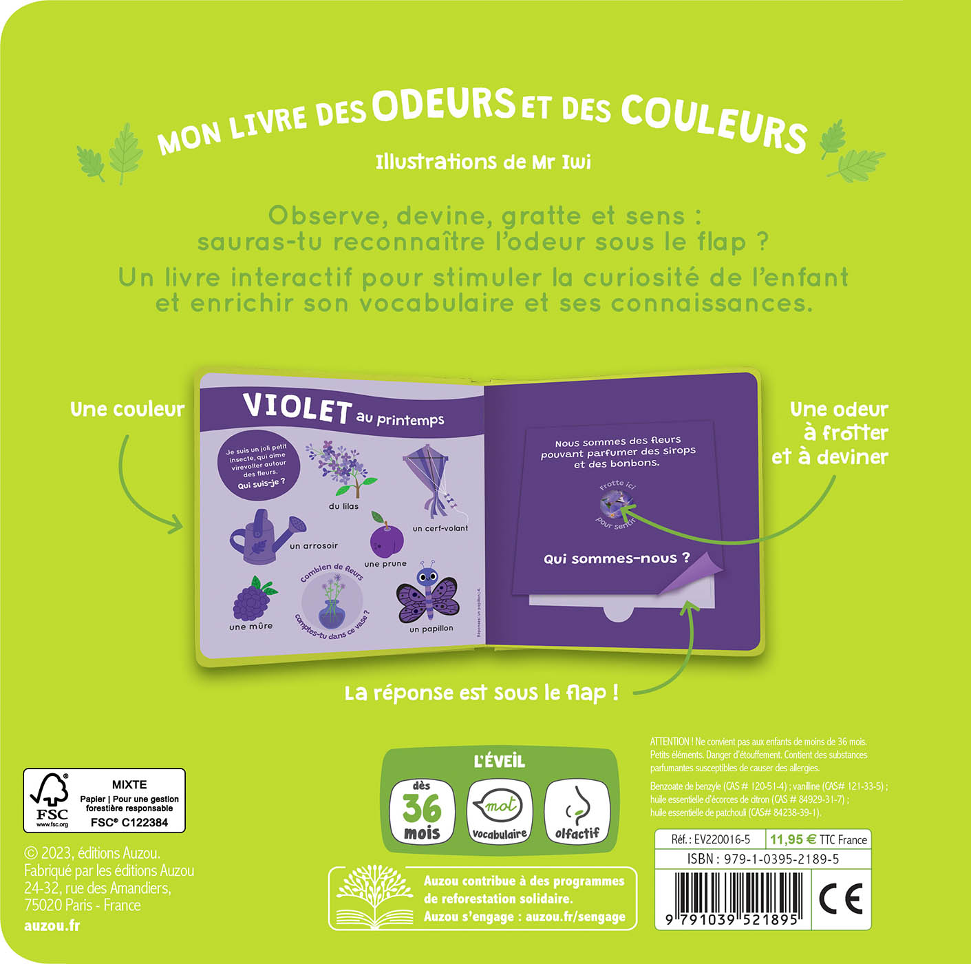 Mon livre des odeurs et des couleurs - Les saisons