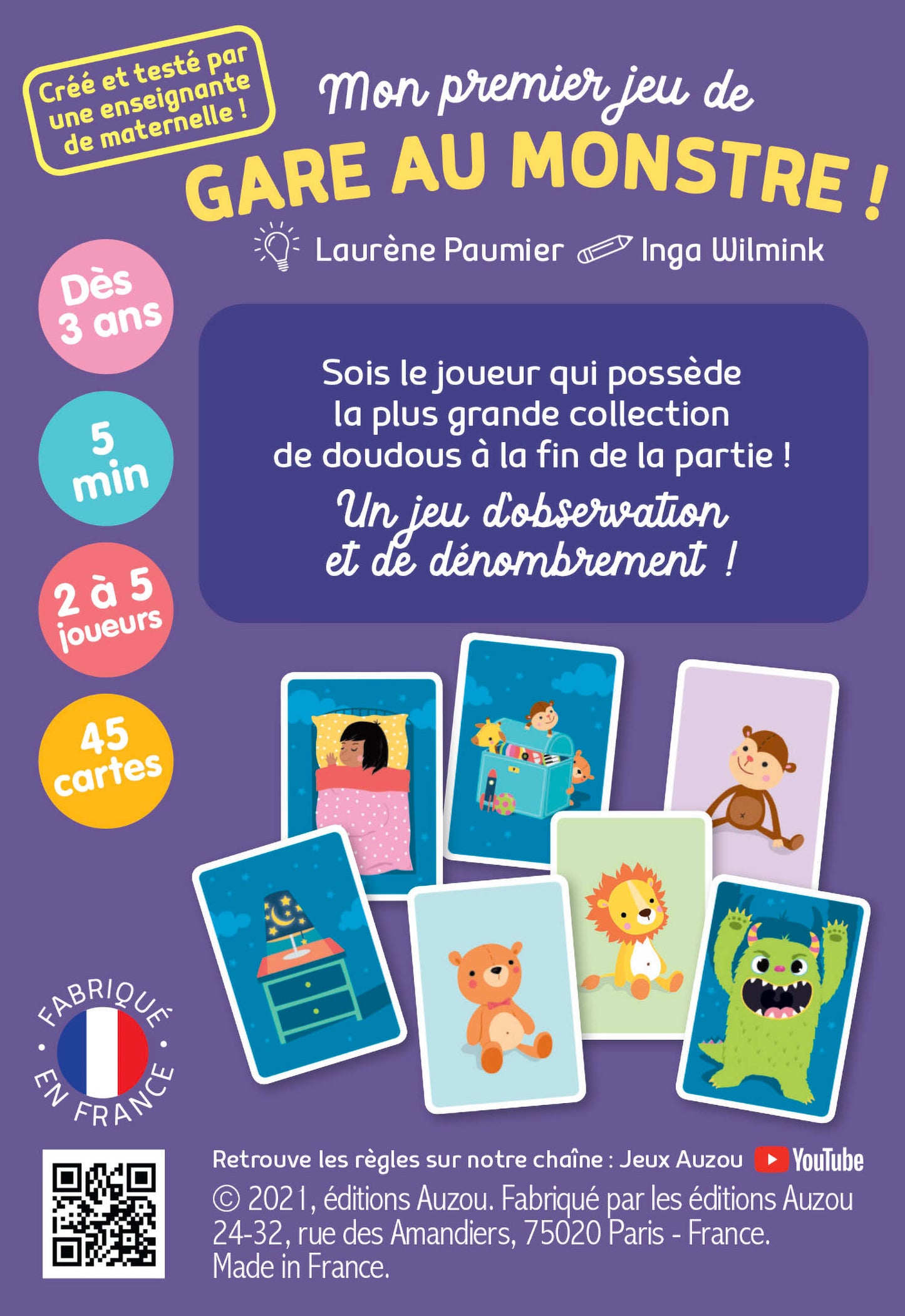 Jeux de cartes - Mon premier jeu gare au monstre !