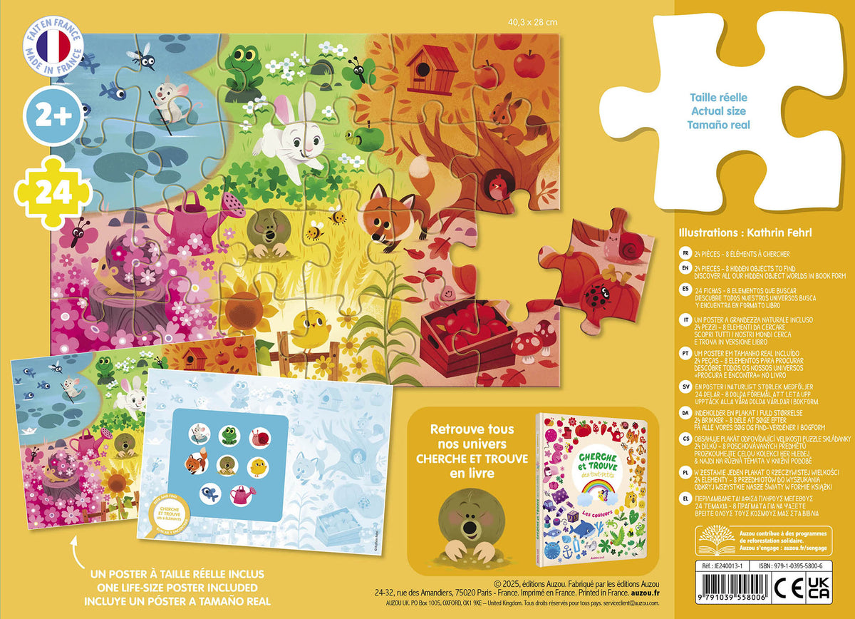 Puzzle Cherche et trouve des tout petits - les couleurs