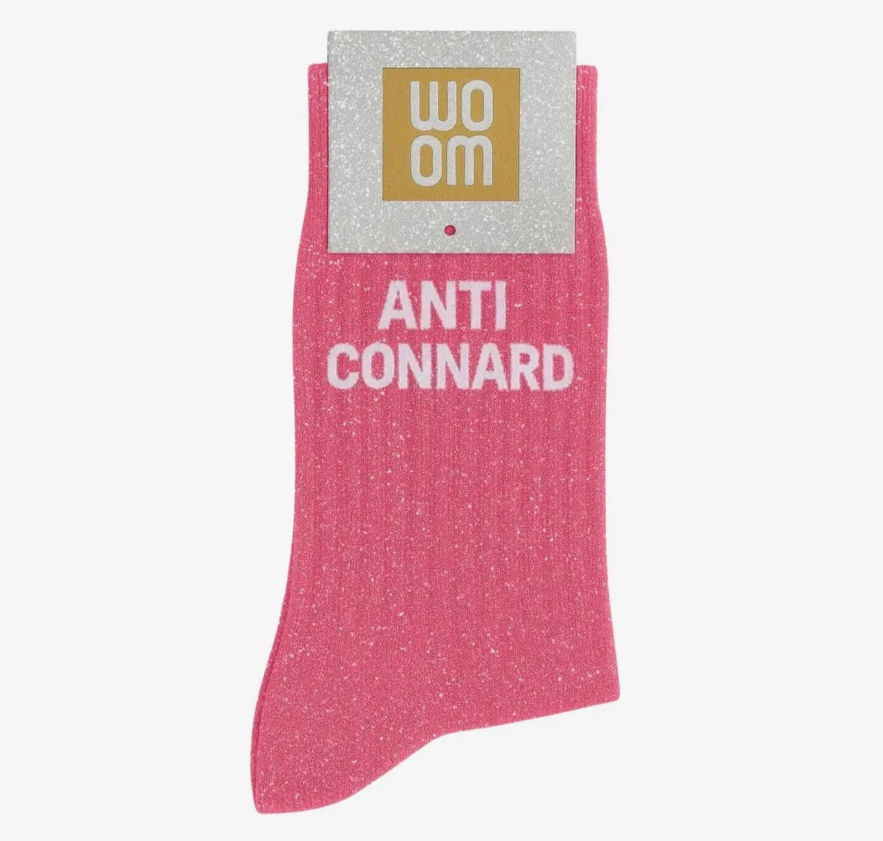 Chaussettes à paillettes - Anti connard Fushia