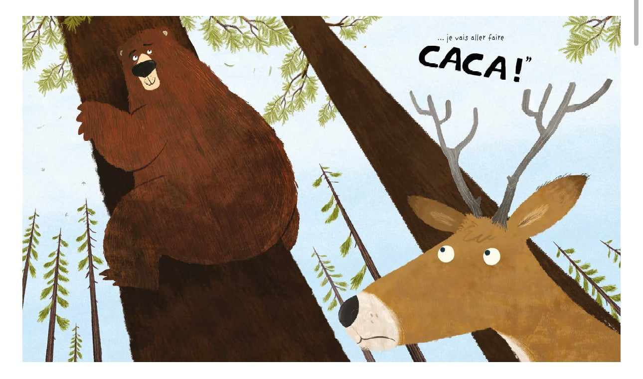 Est-ce qu’un ours fait caca dans les bois ?