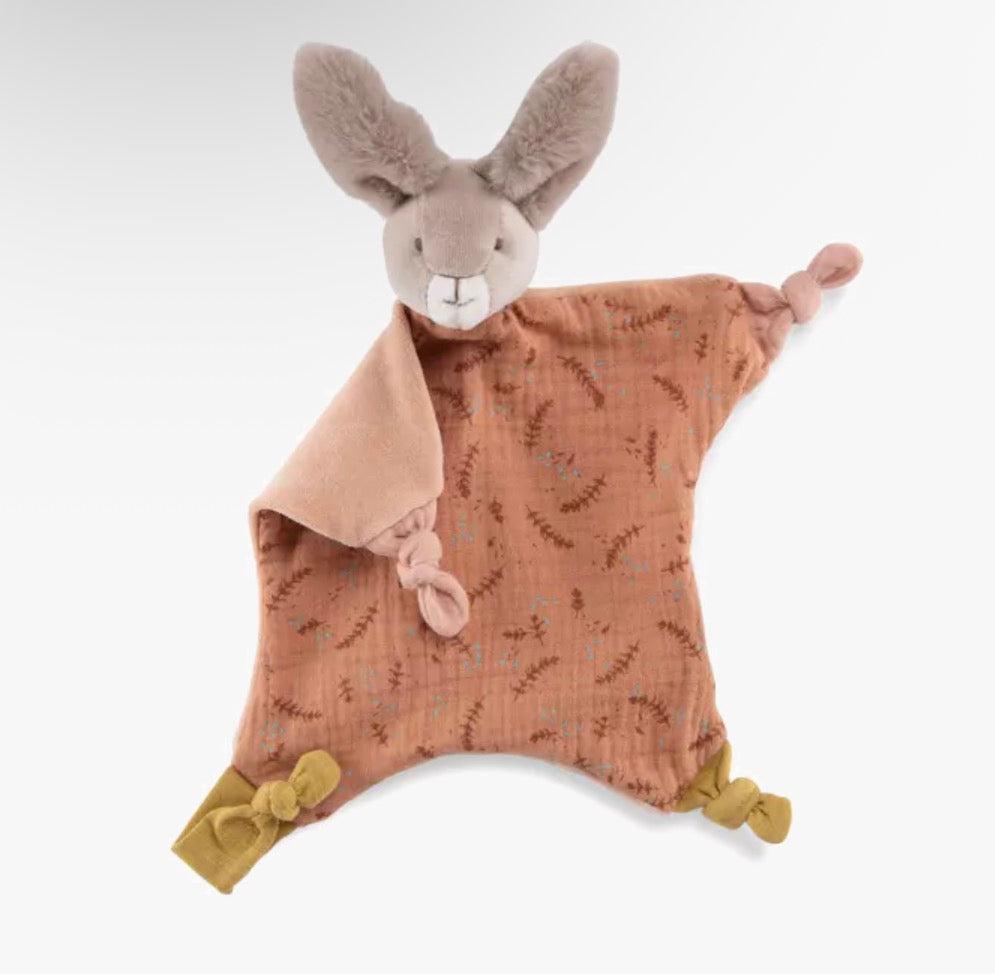 Doudou lapin argile - Les trois petits lapins