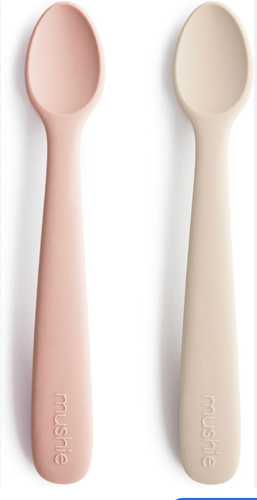 Lot de 2 cuillères en silicone - Sand / Blush