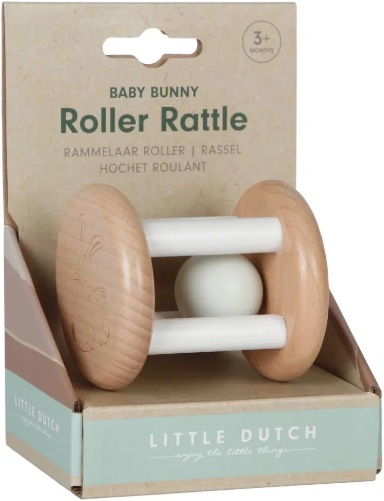Hochet à rouleaux - Beige - Bunny