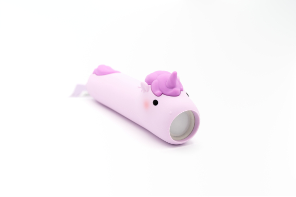 Lampe de poche silicone Licorne