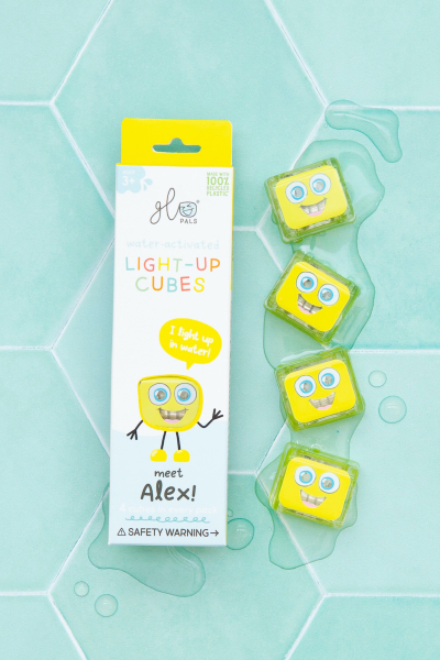 Cubes lumineux - jaune