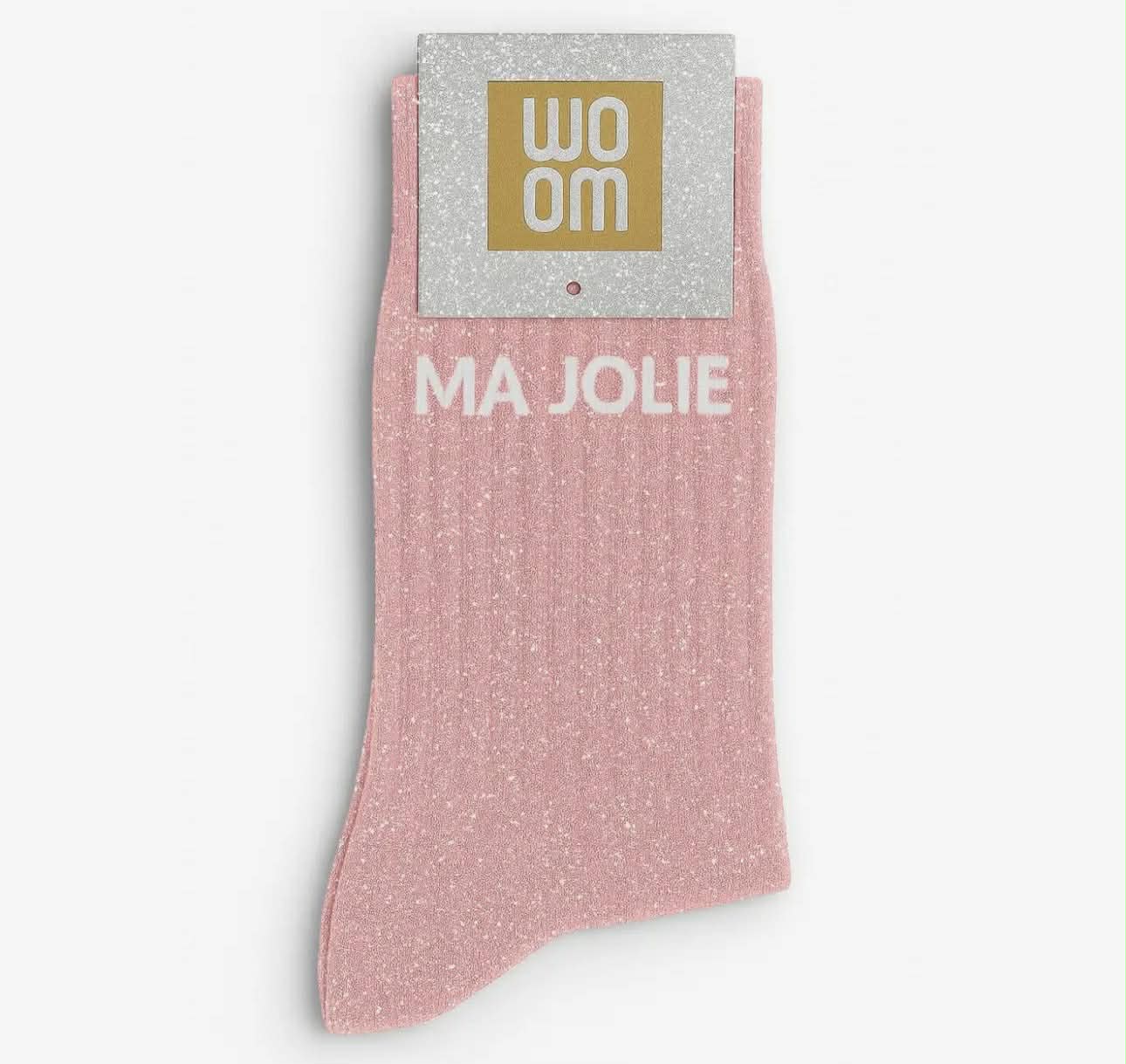 Chaussettes à paillettes - Ma jolie Rose