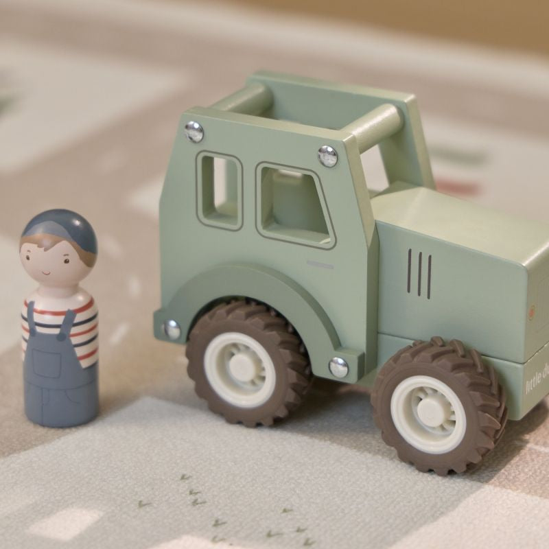 Tracteur en bois