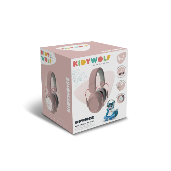 KIDYNOISE - Casque anti-bruit rose