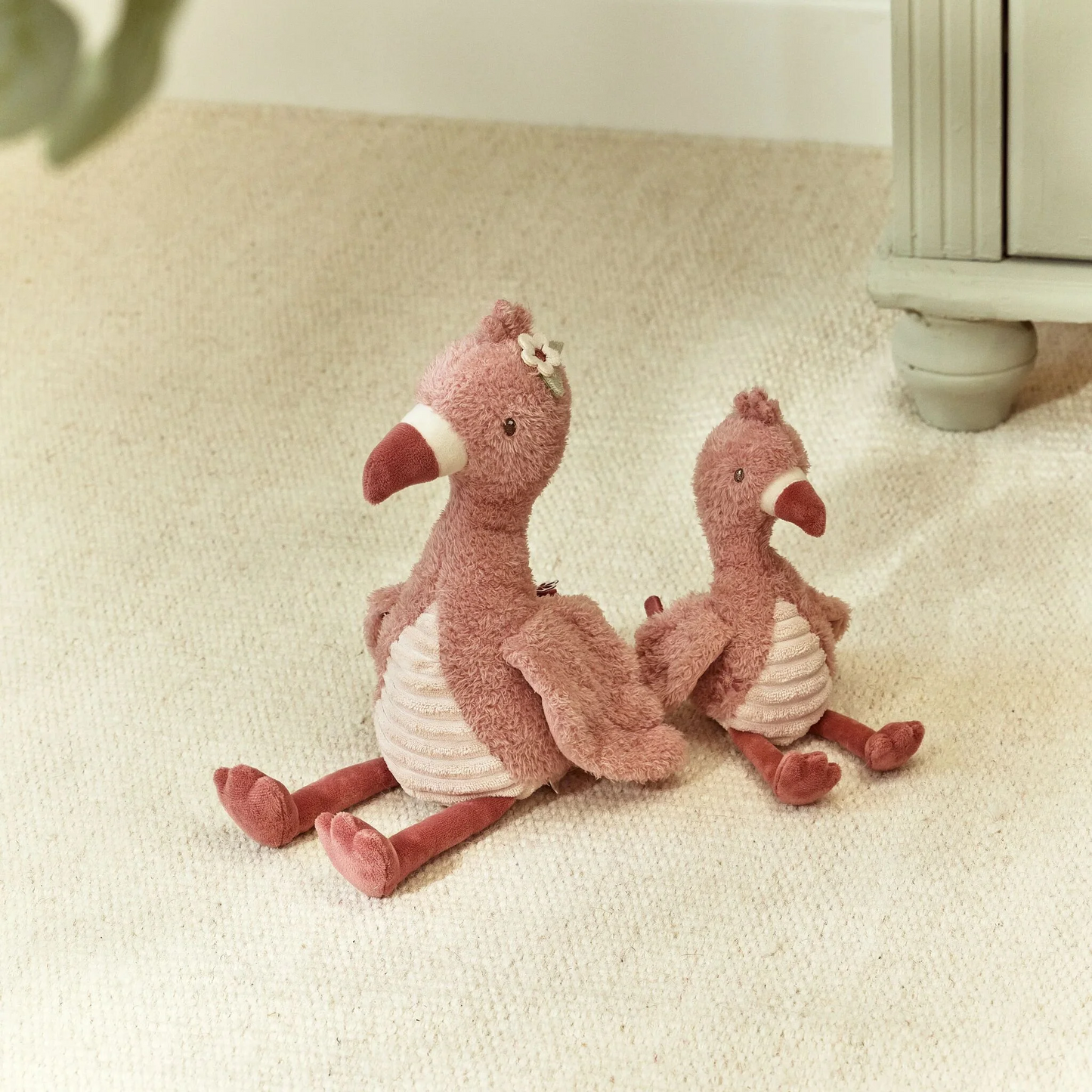 Peluche Flamant rose - Rose - 17 cm