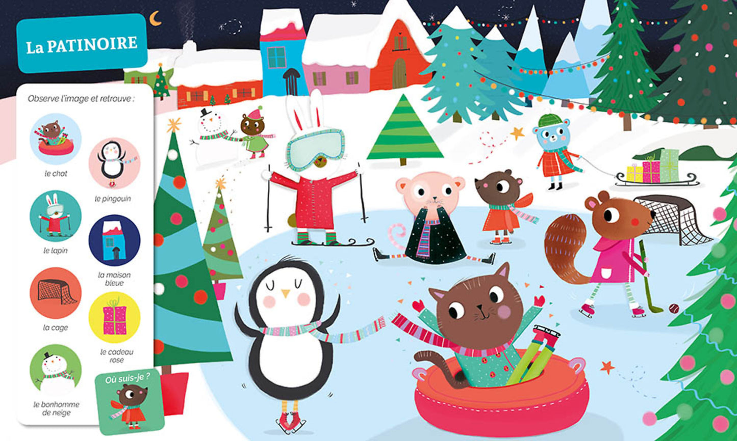 Cherche et trouve des tout-petits - dans le froid