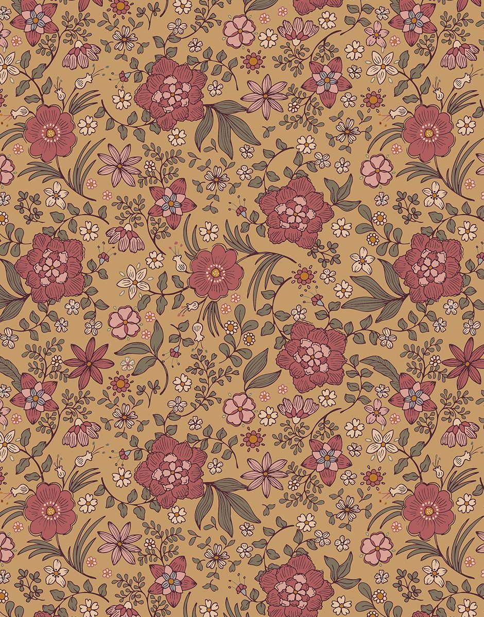 Robe Daisy et son headband à noeud rond en gaze de coton Bal d’automne