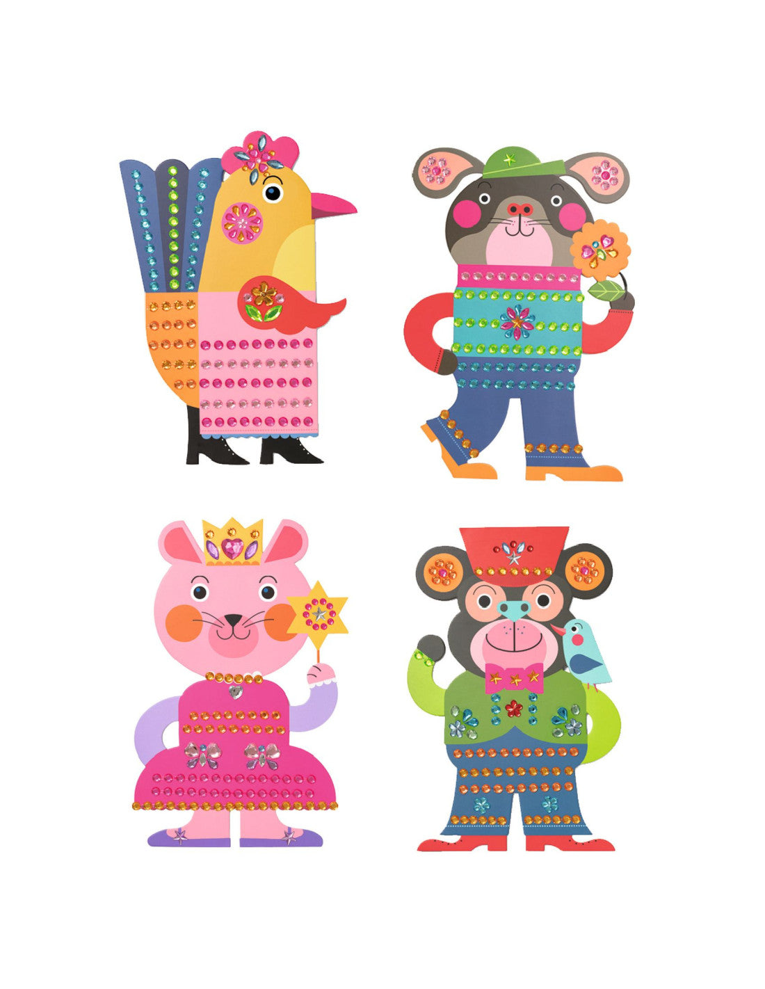 Créer avec des stickers - éclatants