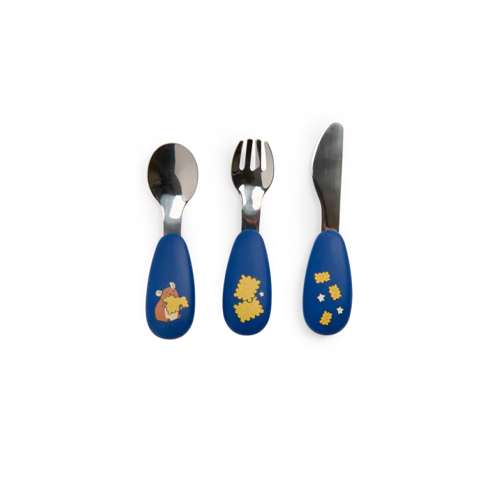 Set couverts silicone - Puce & Pilou