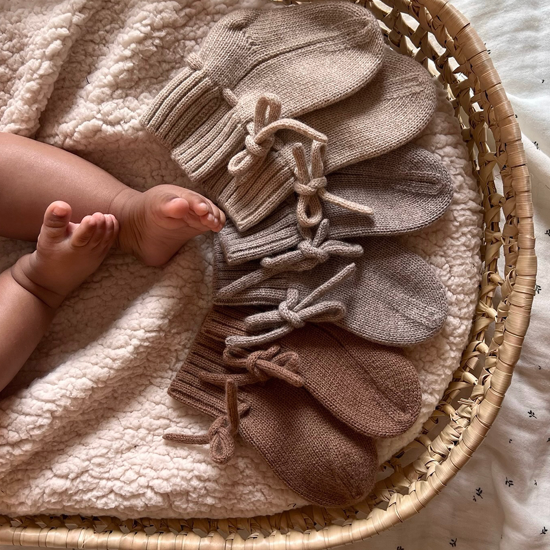 Chaussons Tricotés - Rouille