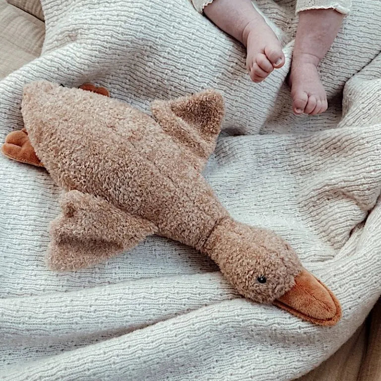 Peluche bruit blanc Liva - oie blanche