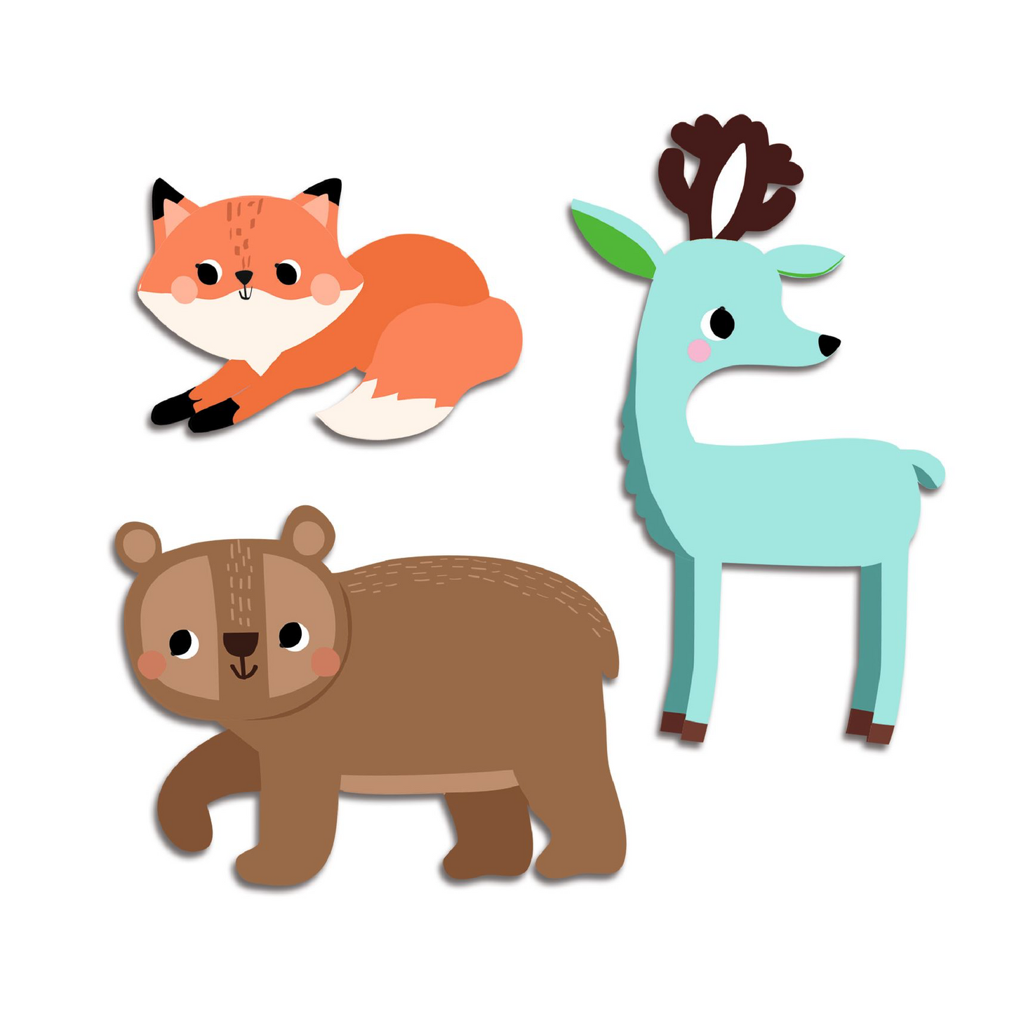 Animaux de la Forêt - Stickers