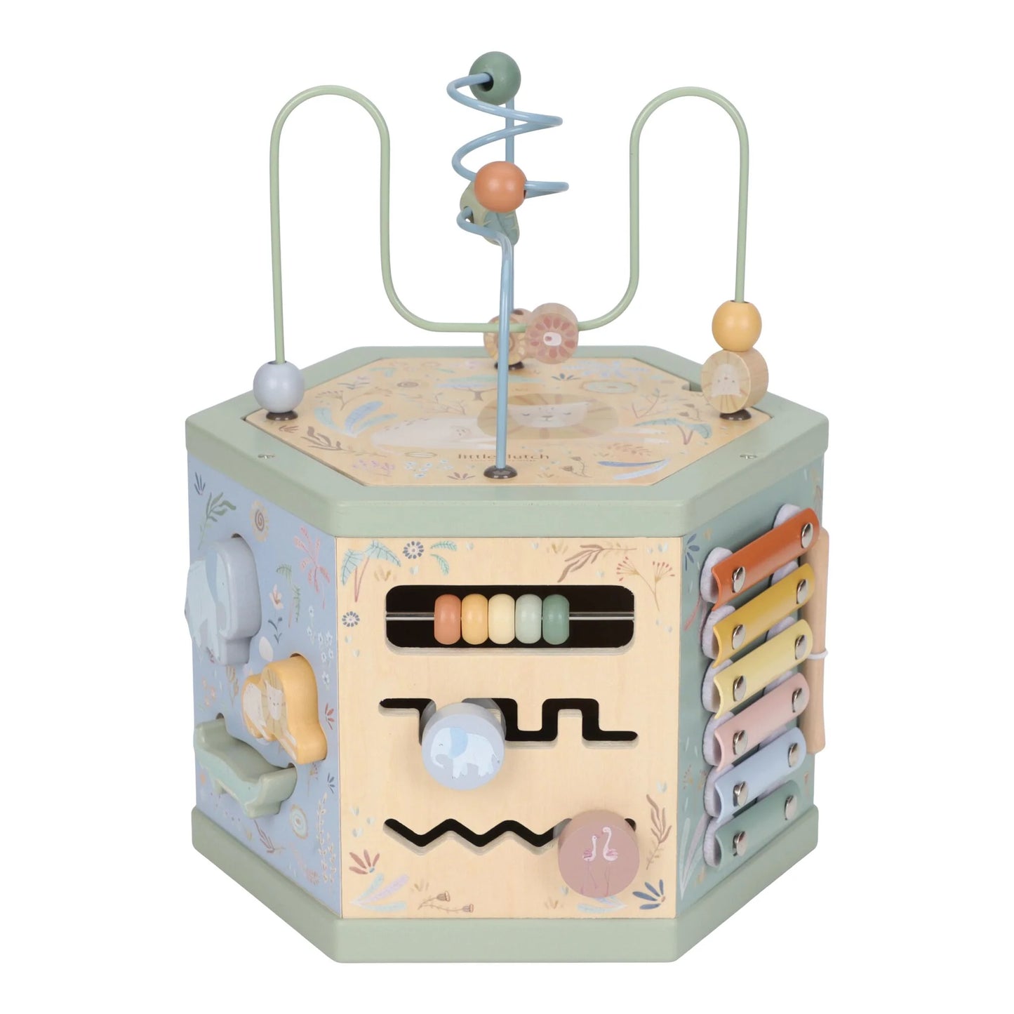 Cube d'Activités en Bois - Safari Friends