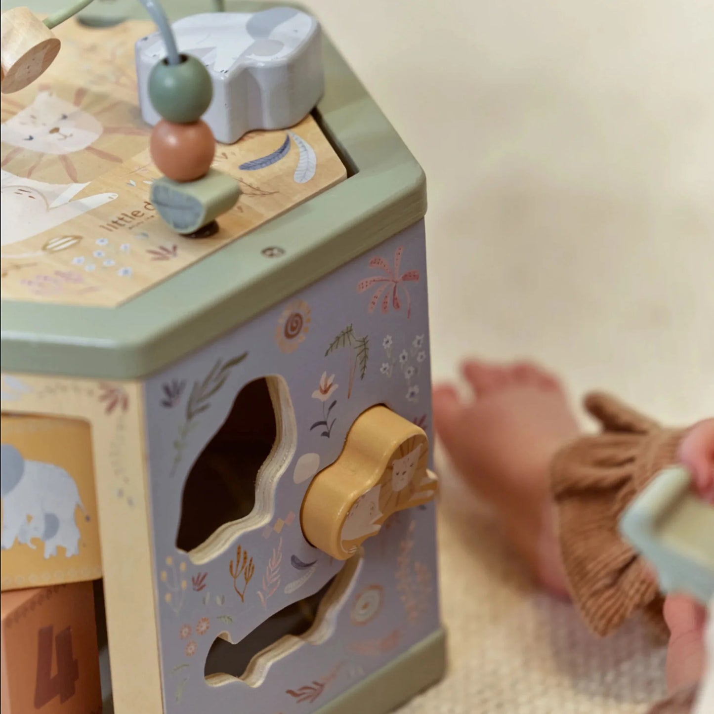 Cube d'Activités en Bois - Safari Friends