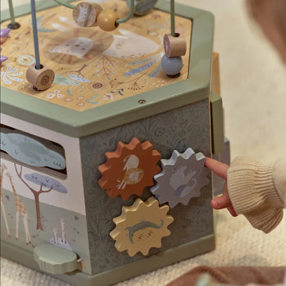 Cube d'Activités en Bois - Safari Friends