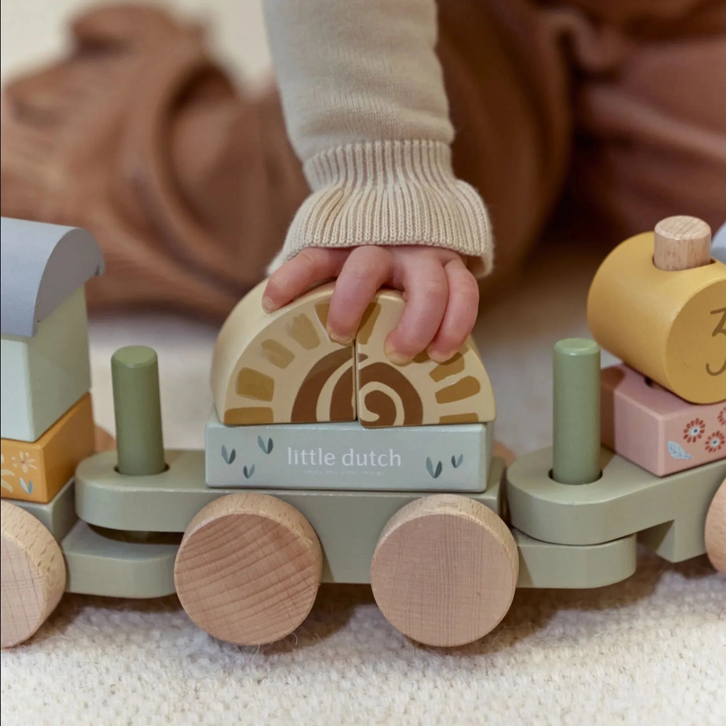 Train en bois - Safari Friends
