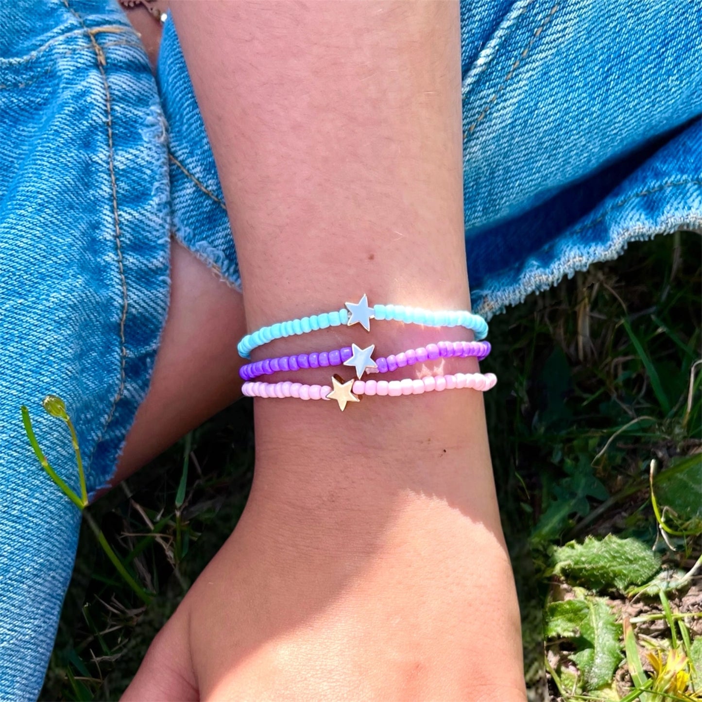 Bracelet élastique étoiles