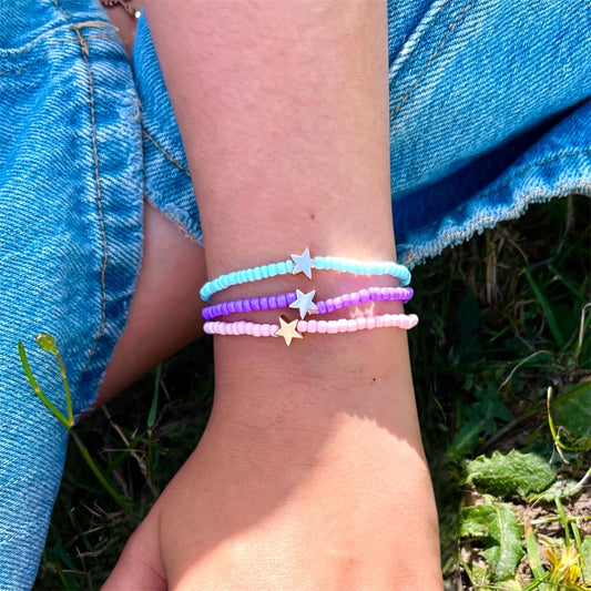 Bracelet élastique étoiles