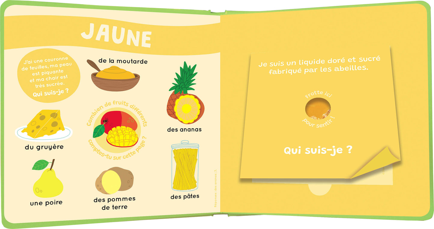 Mon livre des odeurs et des couleurs - La marché