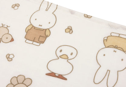 Lange Gaze de Coton 70x70cm - Miffy Family Farm - 3 Unités