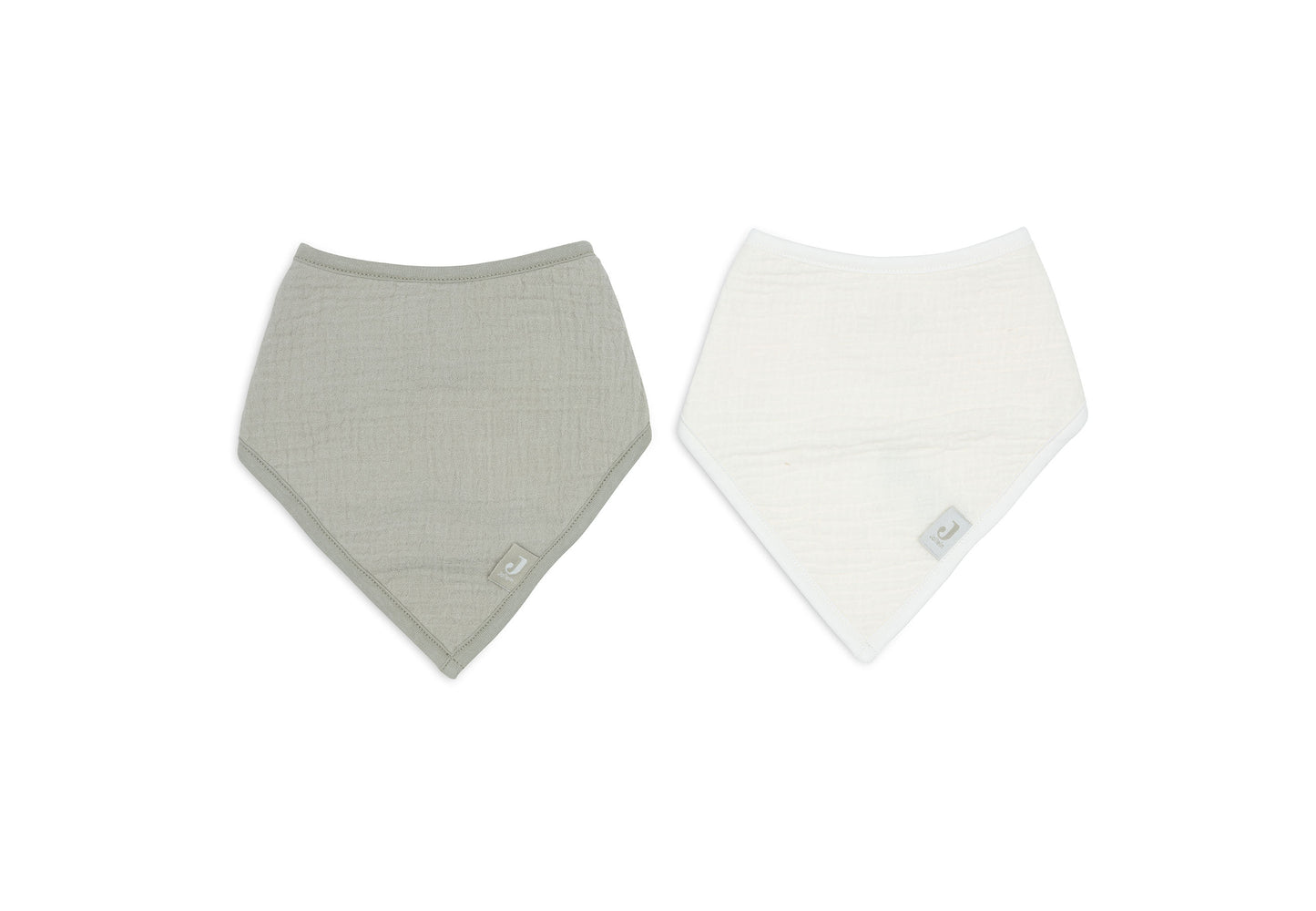 Bavoir Bandana Gaze de Coton - par 2 - Olive green