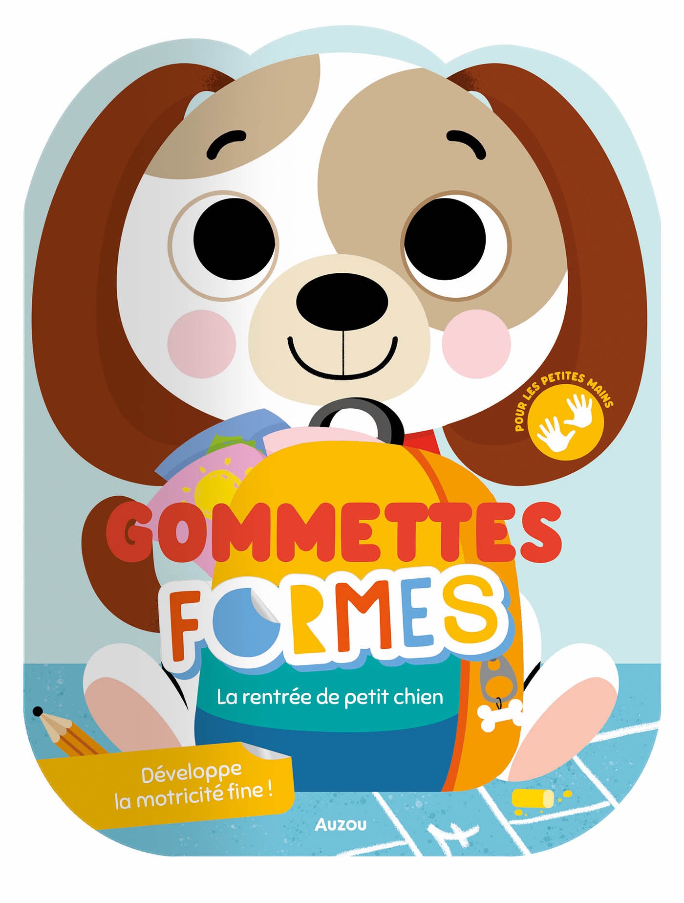 Gommettes formes - la rentrée de petit chien