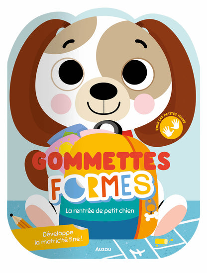 Gommettes formes - la rentrée de petit chien