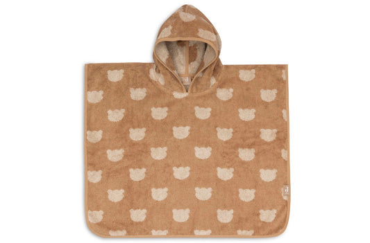 Poncho de Bain Éponge - Jacquard Teddy réversible