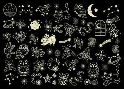 Mes p’tits tattoos – Qui brillent dans le noir