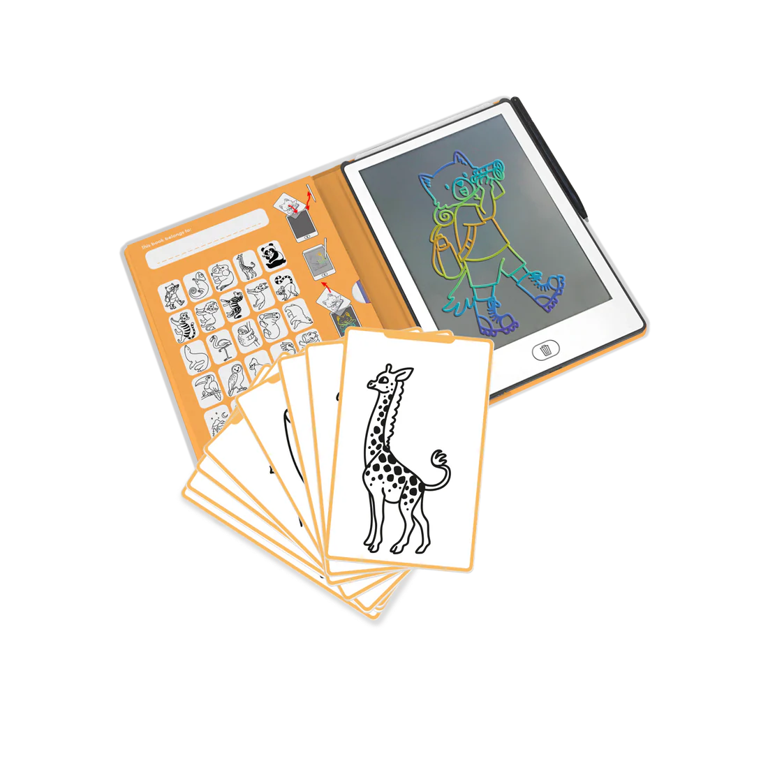 Kidydraw mini - Tablette à dessin Animaux