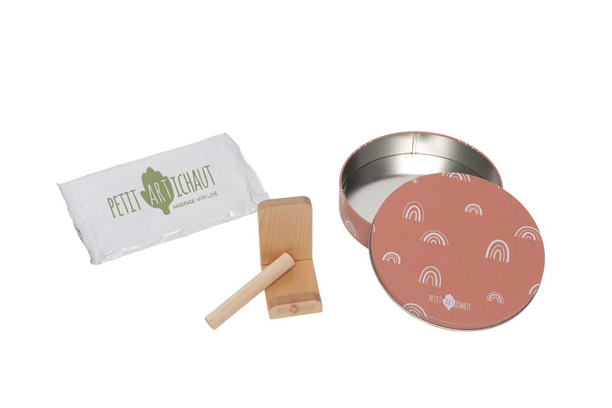 Baby box Ronde - Rainbow Terracotta