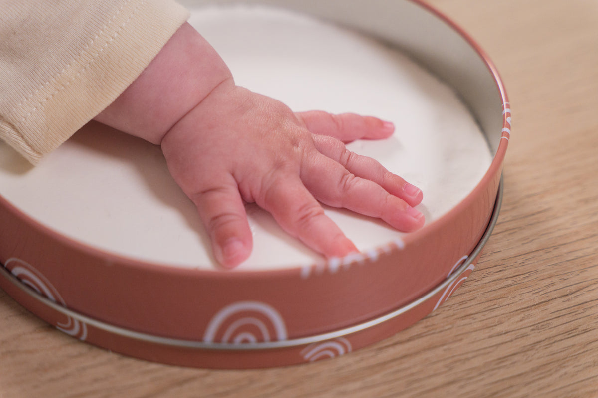 Baby box Ronde - Rainbow Terracotta