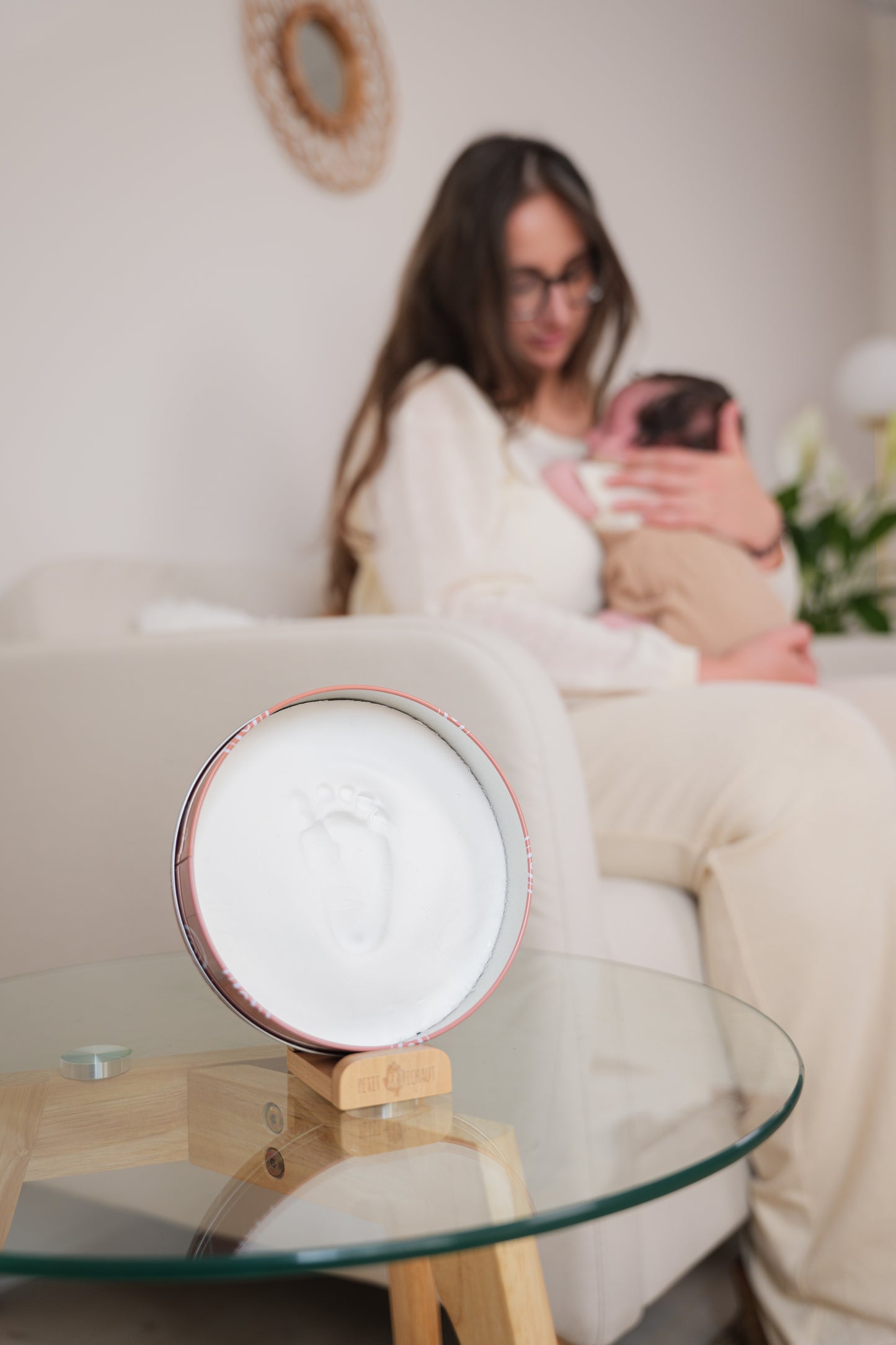 Baby box Ronde - Rainbow Terracotta