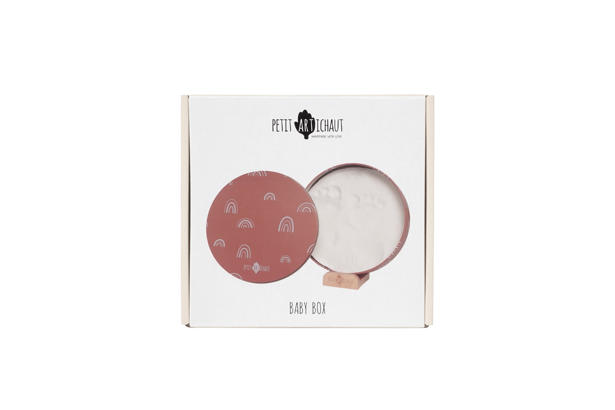Baby box Ronde - Rainbow Terracotta