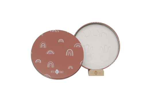 Baby box Ronde - Rainbow Terracotta