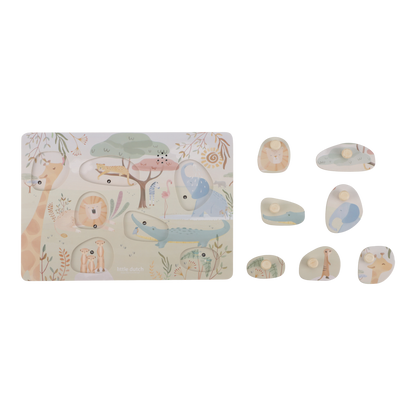 Puzzle Sonore en bois - Safari Friends