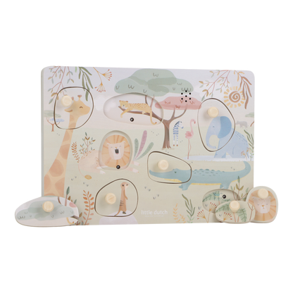 Puzzle Sonore en bois - Safari Friends