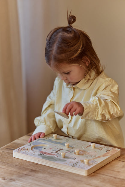 Puzzle Sonore en bois - Safari Friends