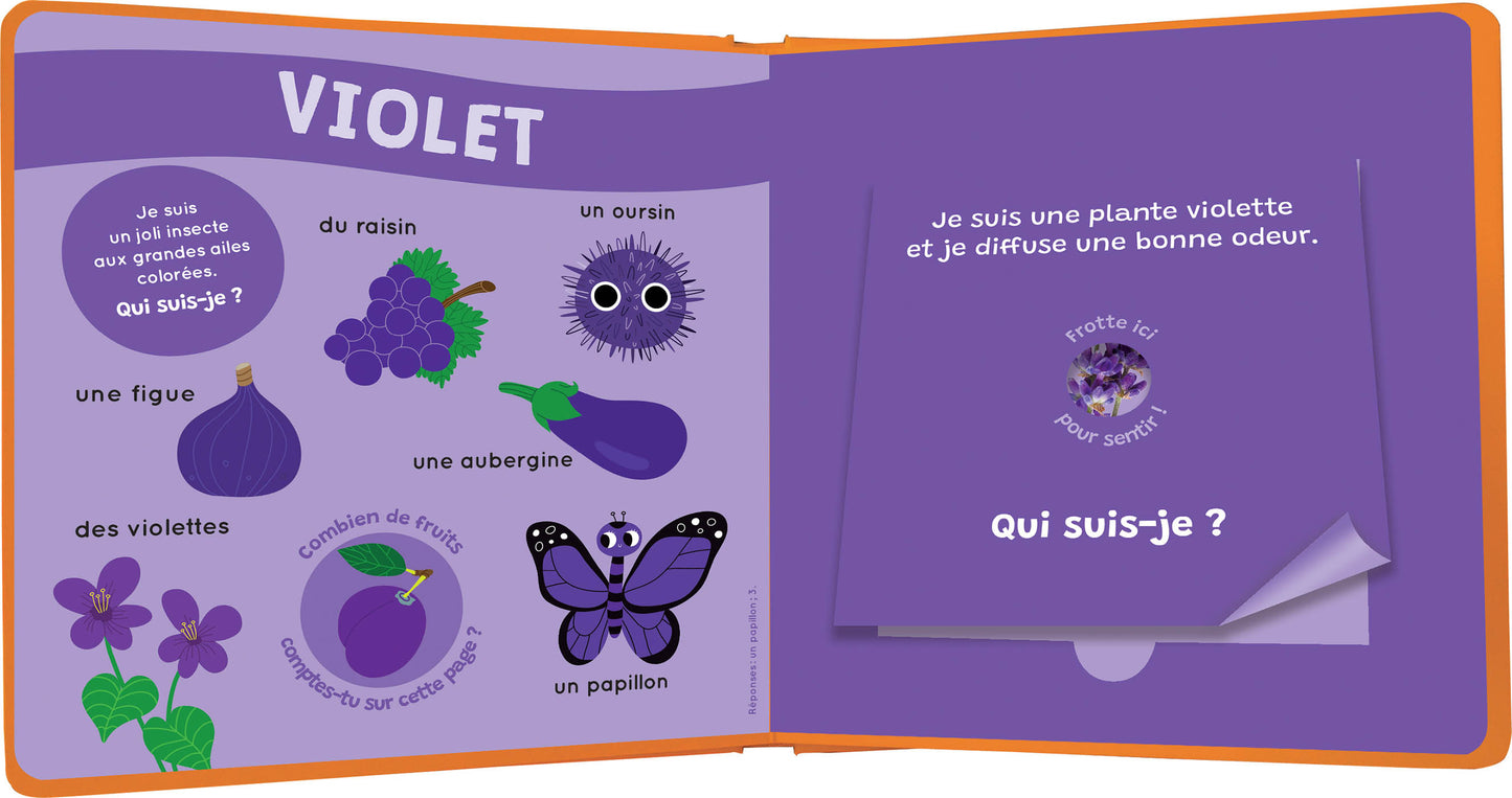 Mon livre des odeurs et des couleurs - Le monde