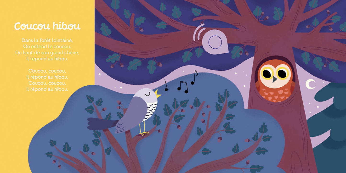 Mes premiers sonores - Mes comptines la forêt